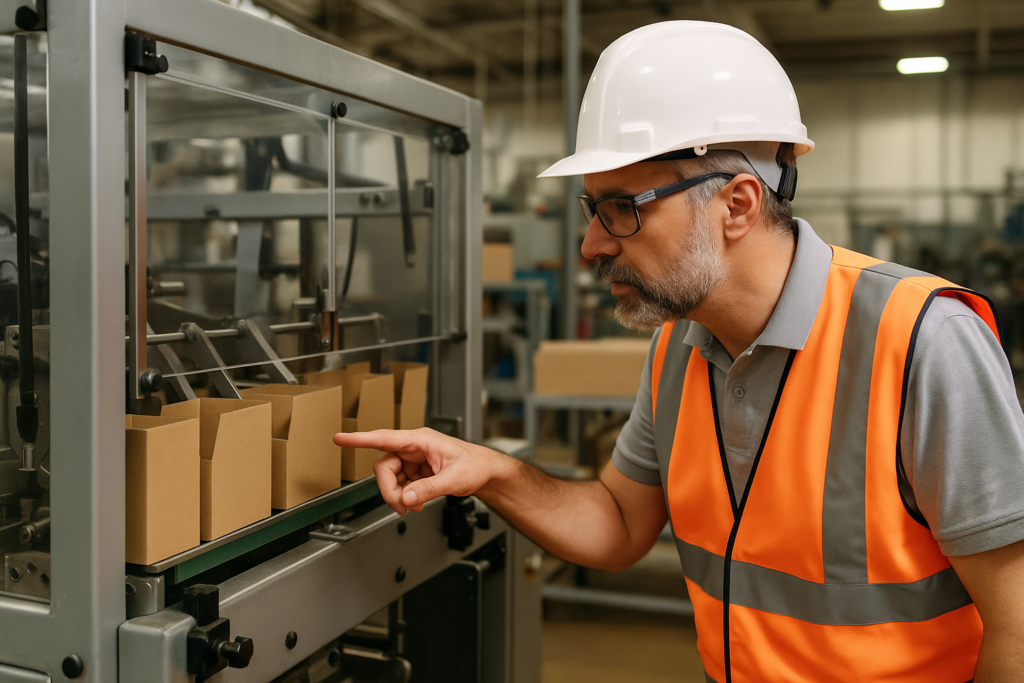 Uptime improved carton machine with lean six sigma